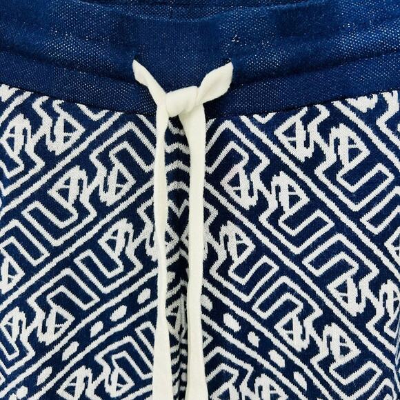 Lilka ANTHROPOLOGIE Womens Blue White Lounge Pants Small - Picture 2 of 4